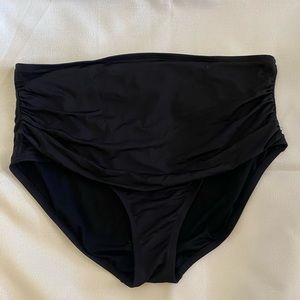 Large Merona (Target) Black High Waisted Bikini Bottoms